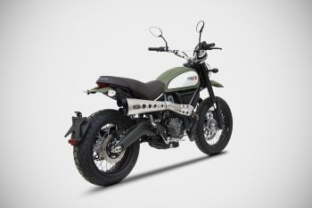 ZARD Special edition Full Kit hochgelegt Edelstahl für Ducati Scrambler 800