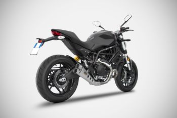 Preview: ZARD Special edition Slip-on Edelstahl für Ducati Monster 797