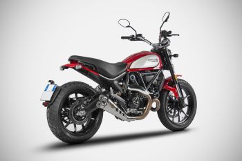 Preview: ZARD Special Edition Slip-on Edelstahl für Ducati Scrambler 800