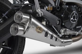 Preview: ZARD Special Edition Slip-on Edelstahl für Ducati Scrambler 800