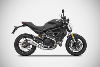 Preview: ZARD Special edition Slip-on Edelstahl für Ducati Monster 797