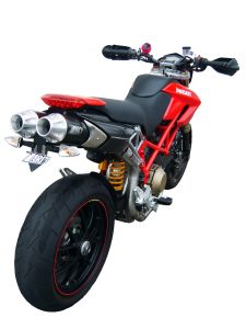 ZARD Top Gun Slip-on 2-2 Carbon für Ducati Hypermotard 1100 Evo