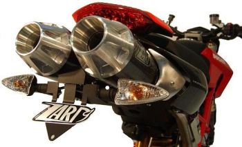 Preview: ZARD Top Gun Slip-on 2-2 Carbon für Ducati Hypermotard 1100 Evo