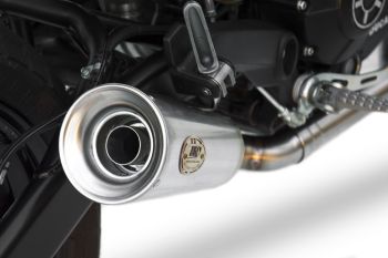 Preview: ZARD Zuma Slip-on 2-1 Edelstahl für Ducati Scrambler 400 Sixty2