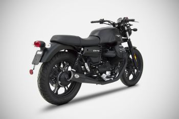 Preview: ZARD Zuma Slip-on 2-2 Edelstahl poliert für Moto Guzzi V7 III