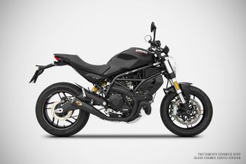 Preview: ZARD Zuma Slip-on Edelstahl für Ducati Monster 797