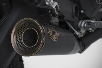 Preview: ZARD Zuma Slip-on Edelstahl für Ducati Scrambler 800