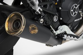 Preview: ZARD Zuma Slip-on Edelstahl für Ducati Scrambler 800