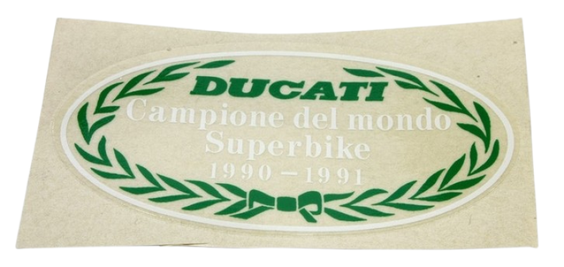 Ducati Aufkleber ´World Champion´ - 750-900 SS, 851, 888...