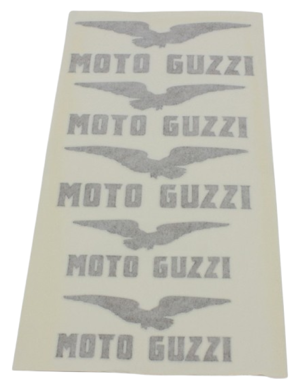 Moto Guzzi Aufkleber-Satz, 5 Stück, 1935 mit Adler