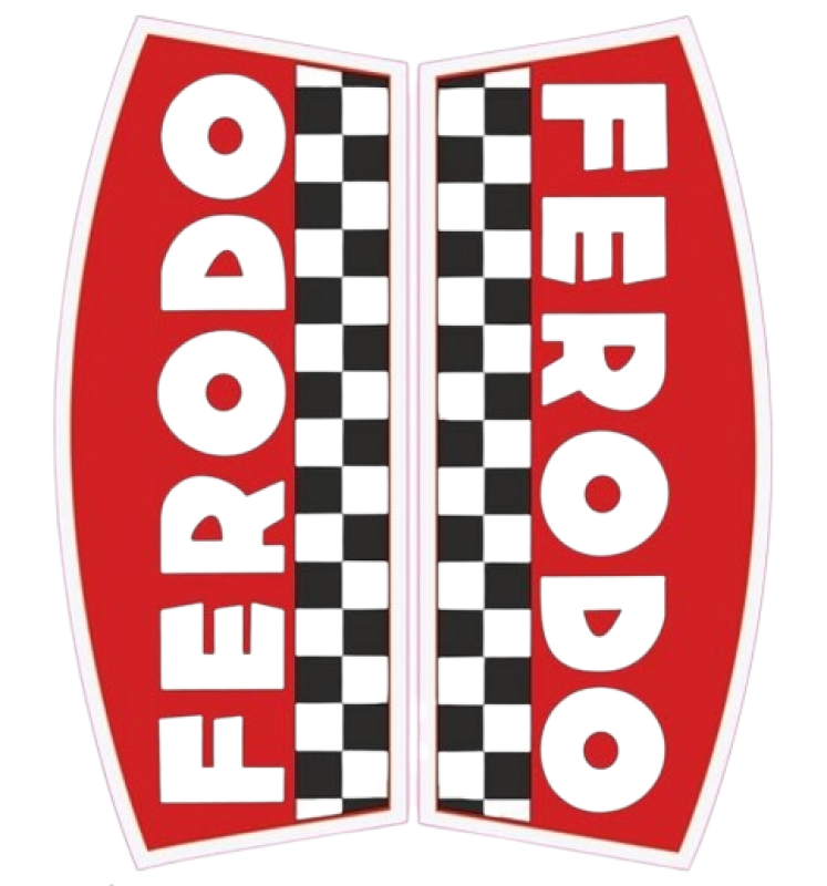 Aufkleber FERODO Vintage, 10x12cm