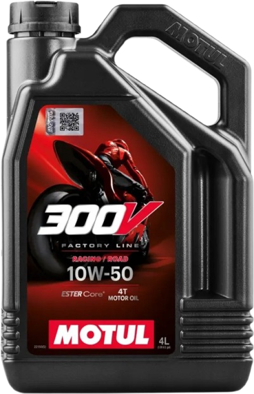 MOTUL Motoröl 300V 4T FL Road Racing 10W-50, 4 Liter