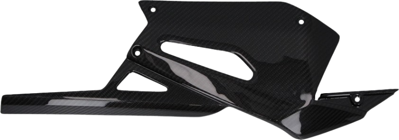 CarbonAttack Kettenschutz vorn mit Schwingenabdeckung glänzend, Aprilia RS 660 2020-/Tuono 660 2021-