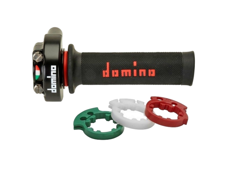 Domino XM2 Push-Pull Gasgriff mit A010 Griffgummis