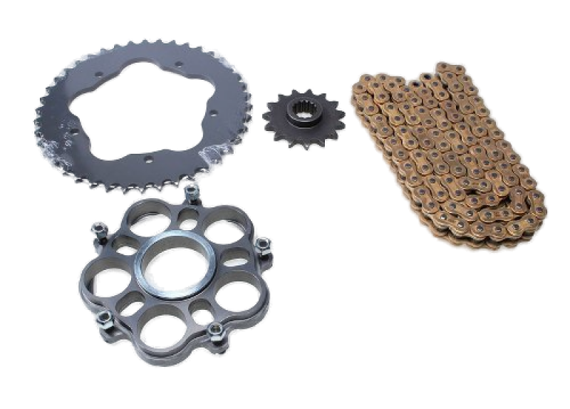 DID Kettensatz Ducati 796 Monster mit Adapter (525) – 525 VX