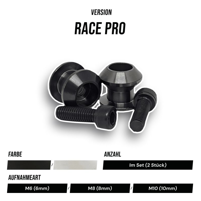 Universal Bobbins Edelstahl Prismabuchsen - BUMA Racing