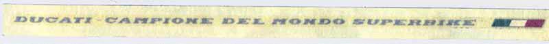 Decal - Rear Body Panel (RH)