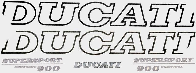 Decal Set - Fairing Carenata (900SS yr. 97)