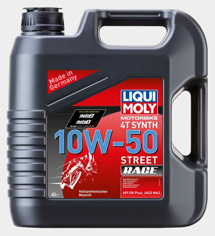 LIQUI MOLY Engine Oil 4T - Street Race 10W/50 (4L)
