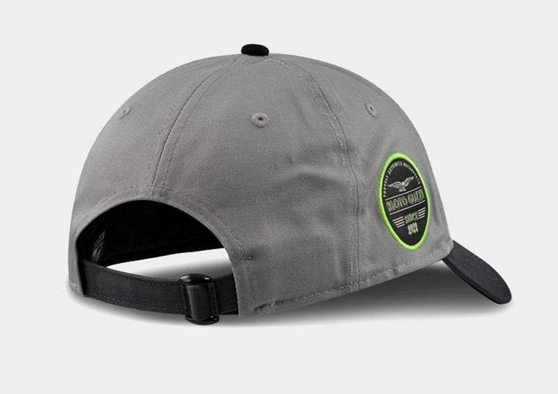 Base Cap - Moto Guzzi (New Era, 9Forty, grau)