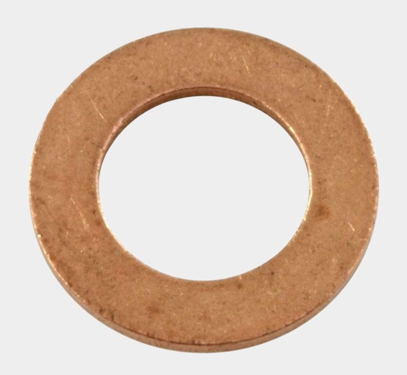 Oil Drain Plug Gasket - Moto Guzzi (8x14x1 Copper)