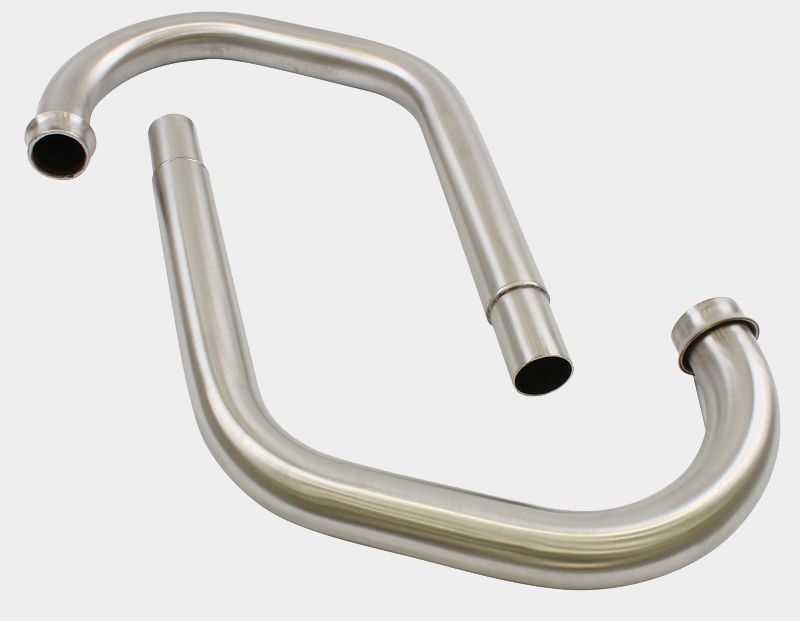 Exhaust Manifold Set - Moto Guzzi (VA Satin)