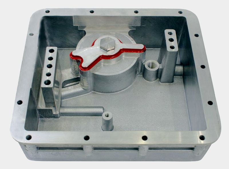 Oil Pan GG - Moto Guzzi (silver)