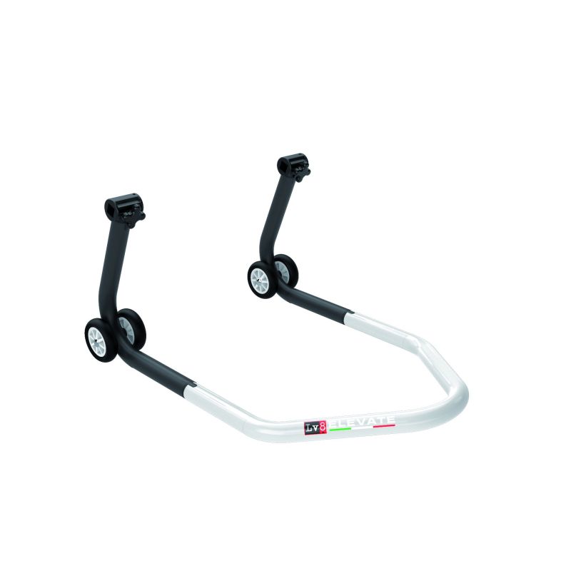Universal motorcycle paddock stand with rubber pads - in different colors from LV8 ELEVATE