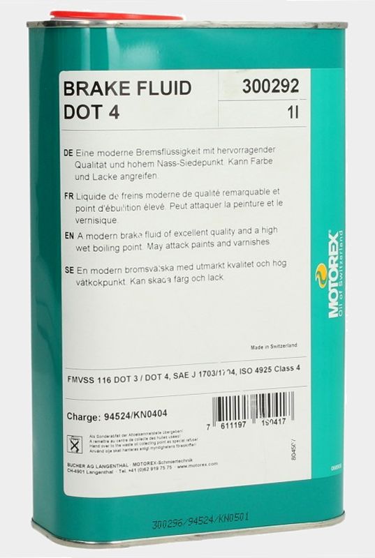 MOTOREX Brake Fluid - DOT 4 (1L)