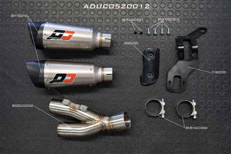 QD-EXHAUST - Ducati Monster 1200 (R, S)