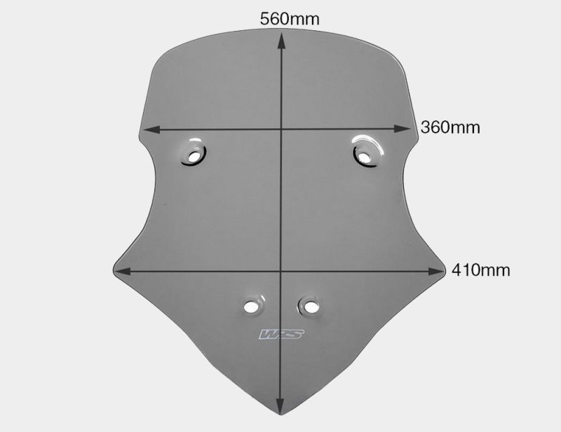 Windscreen - Multistrada (smoke)