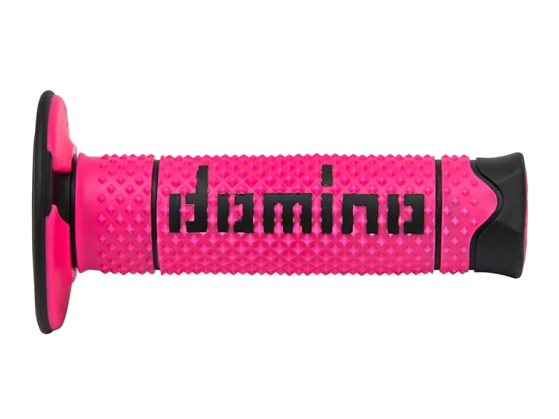 Domino A260 Griffe Offroad 22-26 mm – Neon-Pink / Schwarz