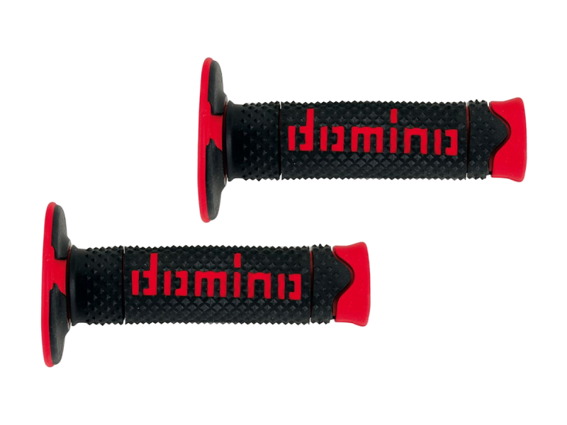 Domino A260 Griffe Offroad 22-26 mm – Schwarz / Rot