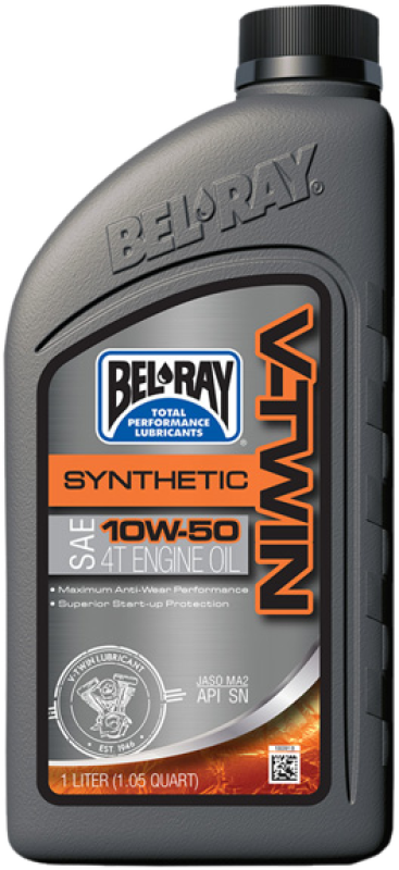 Olio motore Bel-Ray 4T - V-Twin Synthetic 10W-50 (1 l)