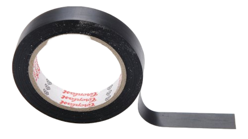 Nastro isolante BGS 15 mm x 15 m, certificato VDE, nero