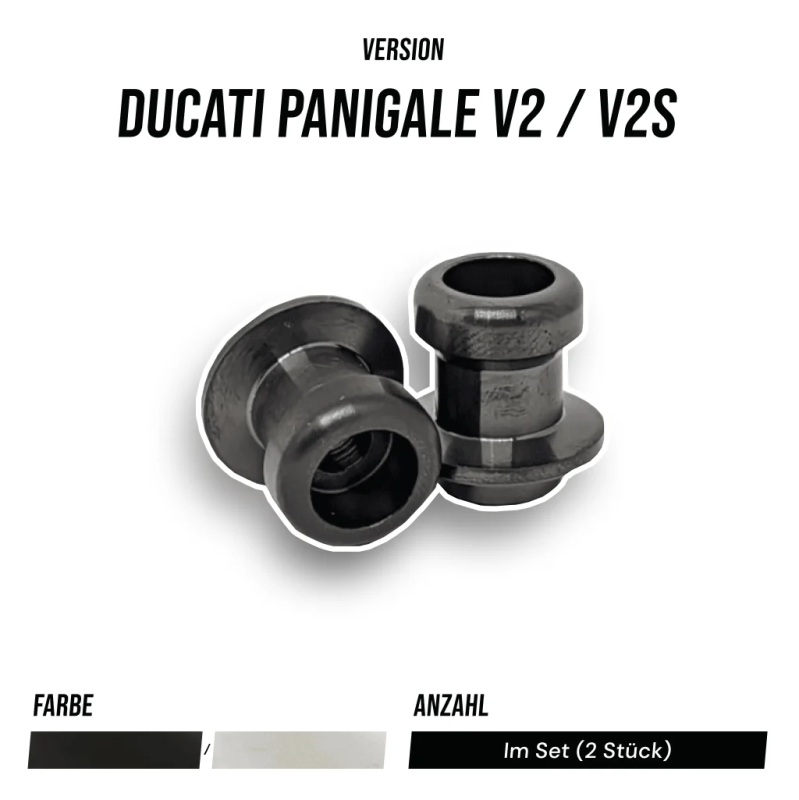 Ducati Panigale V2 Bobbins RACE PRO Mini Edelstahl – BUMA Racing