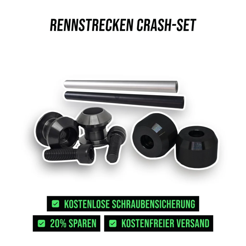 Rennstrecken Crash-Set Bobbins + Lenkerenden + Stummel – BUMA Racing