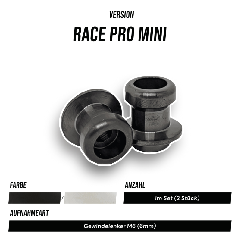 Bobbins RACE PRO MINI Edelstahl M6 – BUMA Racing
