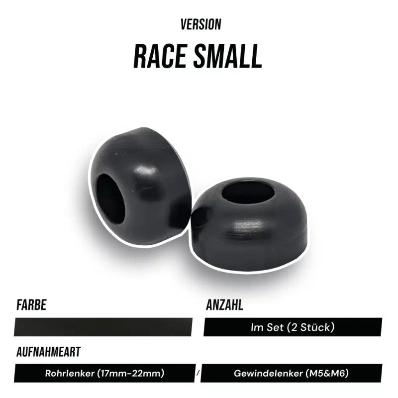 Universal Lenkerenden RACE SMALL Aluminium – BUMA Racing