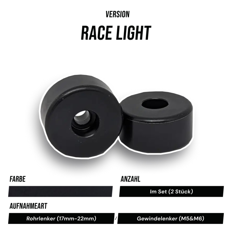 Universal Lenkerenden RACE LIGHT Aluminium – BUMA Racing