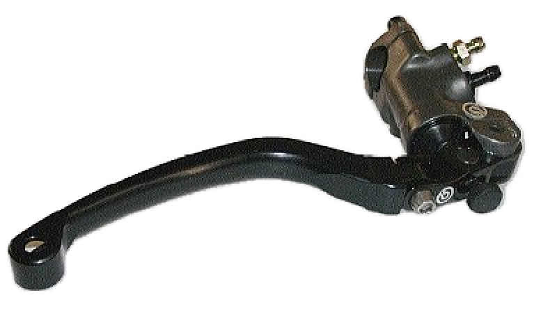 Pompa freno radiale Brembo PR 19/18 con leva ripiegabile, nera