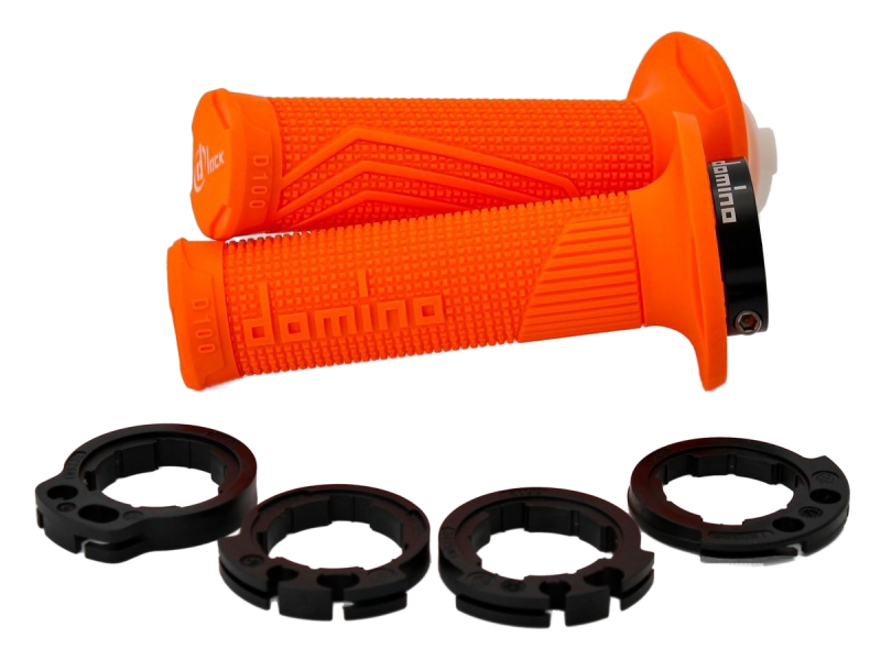 Domino D100 D-Lock Griffe mit Klemmringen – Orange