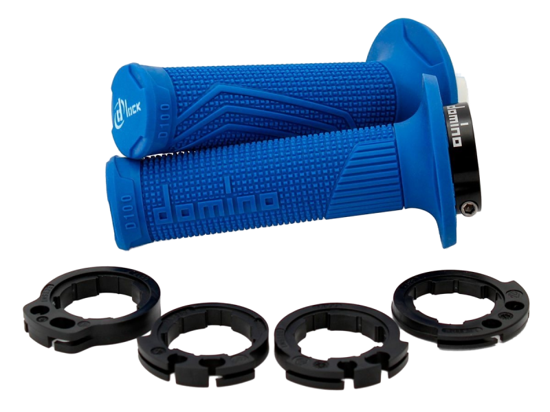 Domino D100 D-Lock Griffe mit Klemmringen – Blau