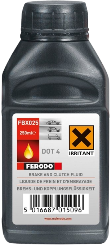 Ferodo Bremsflüssigkeit DOT 4, 250 ml