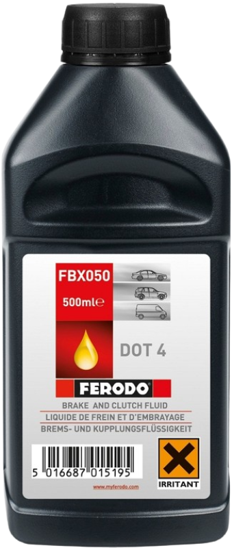 Ferodo Bremsflüssigkeit DOT 4, 500 ml