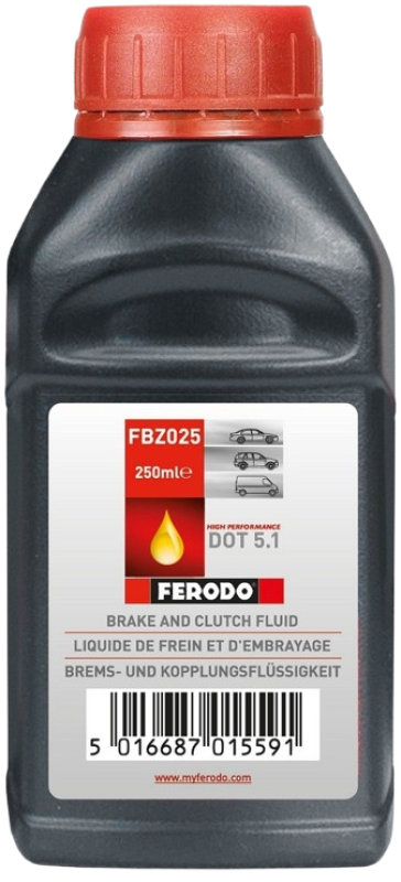 Ferodo Bremsflüssigkeit DOT 5.1, 250 ml