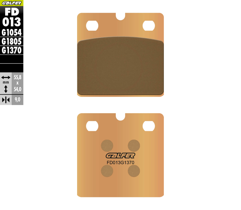 Galfer FD013G1370 brake pads