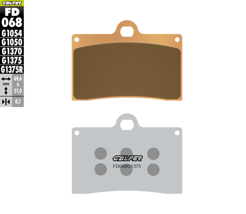 Galfer FD068G1375 brake pads