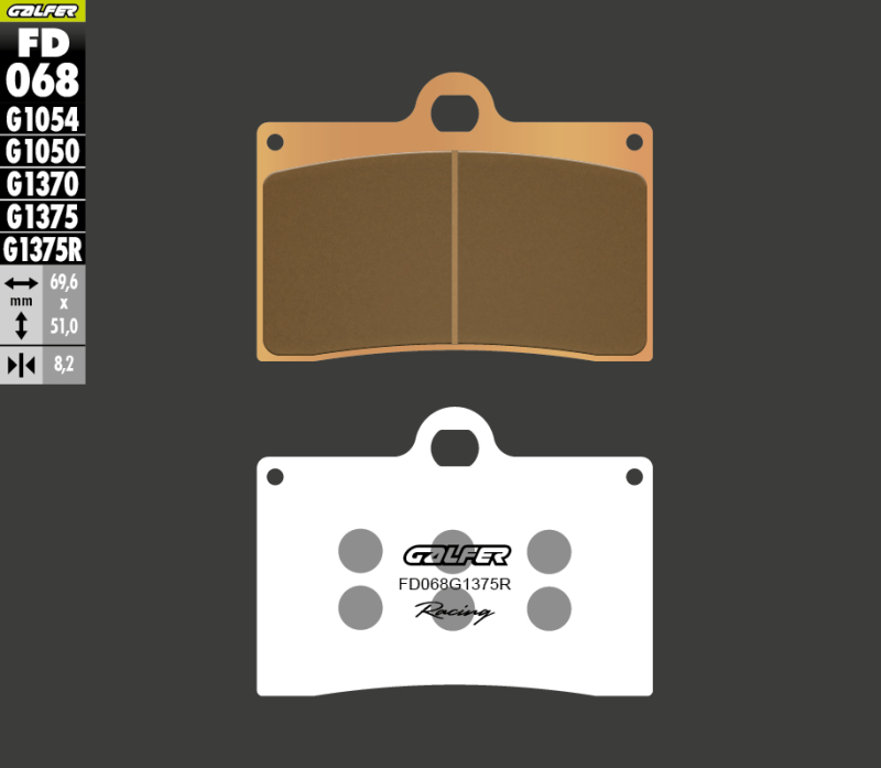 Galfer FD068G1375R brake pads