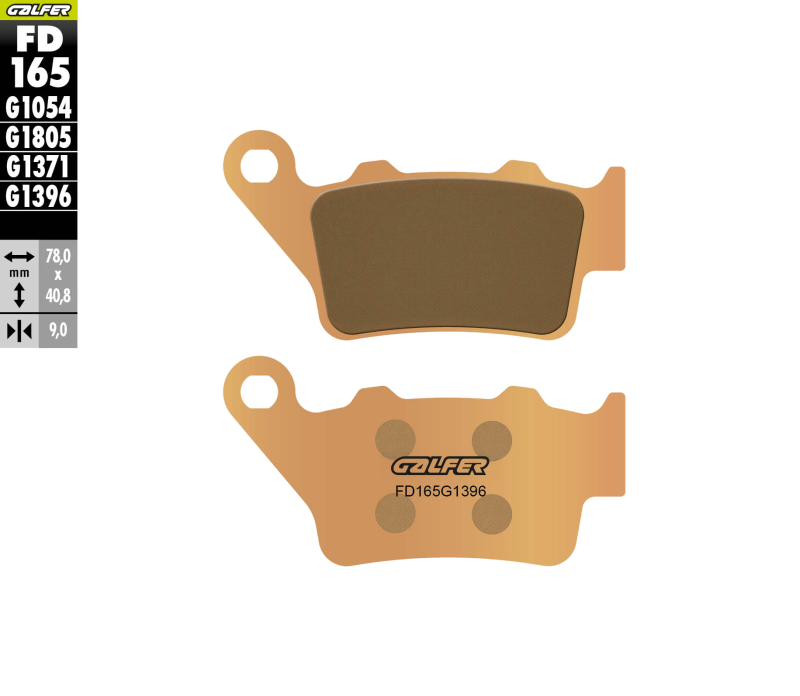 Galfer FD165G1396 brake pads